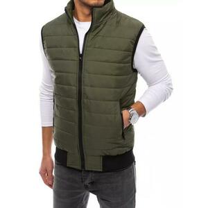 Férfi steppelt mellény MILA zöld kép