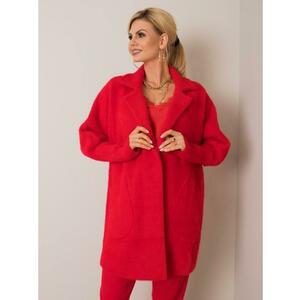 Női alpakka kabát NORA piros kép
