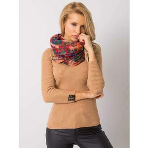 Női virágos sál GRAEME vörös kép