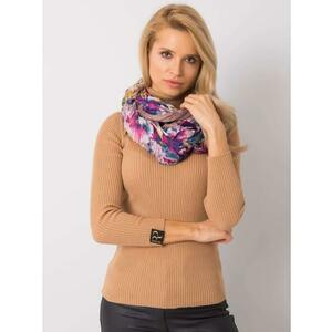 Piszkos rózsaszín virágos sál kép