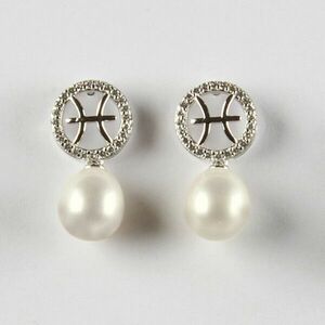 Gyöngy fülbevaló Állatöv kép