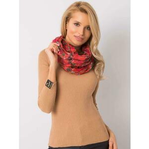 Női virágos sál ERIC korallszínű kép