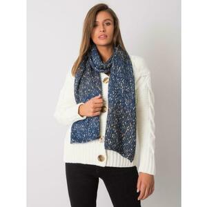 Női sál aranyszállal DAMON sötétkék sötétkék kép