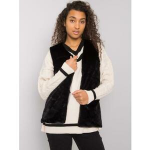 Női szőrmemellény LOXXELY fekete kép