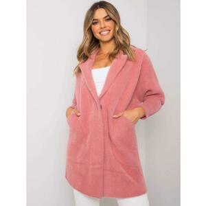 Női alpaka kabát NORA rózsaszínű kép