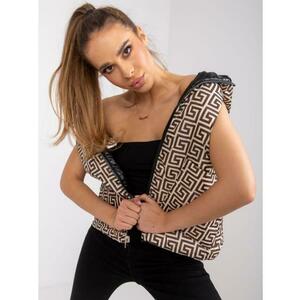 Női steppelt mellény megfordítható ADDISON fekete kép