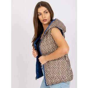 Női steppelt mellény megfordítható ADDISON kék kép