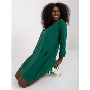 Női ruha övvel SALOU sötétzöld kép