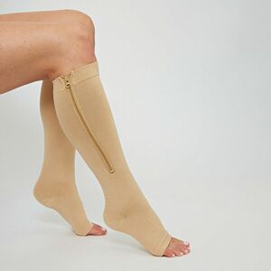 1 pár kompressziós térdharisnya cipzárral kép