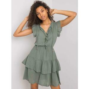 Khaki ruha fodros Melbina OCH BELLA kép