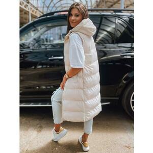 Női steppelt mellény ELLA khaki színben kép