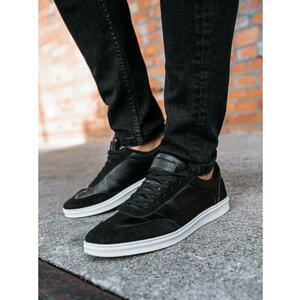 Férfi alkalmi cipő OLDSCHOOL – fekete V2 OM-FOCS-0104 kép