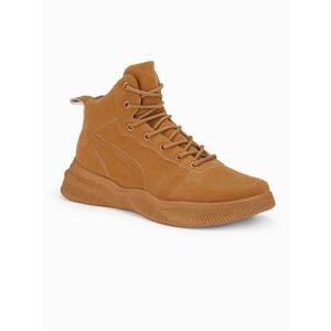 Férfi téli cipő – kamel T380 kép