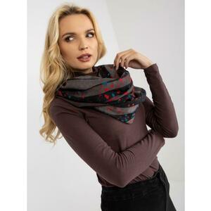 Női nyomtatott sál PIPPA szürke kép