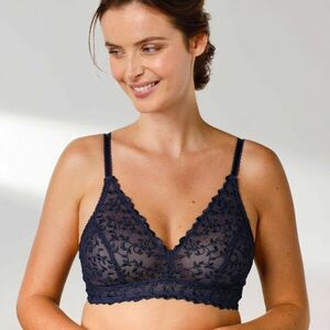 Batlow háromszögmelltartó hímzett tüllből, merevítő nélkül kép