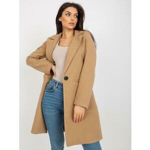 Női kabát béléssel OCH BELLA barna kép