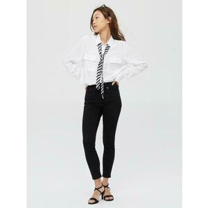 Farmernadrág univerzális leggings közepes felemelkedés kép