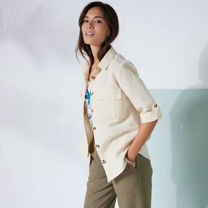 3/4 ujjú ing, pamut-vászon vászon kép