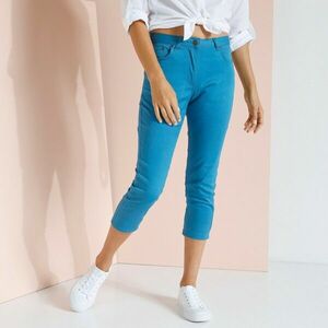 Karcsú szabású 7/8 tweed nadrág kép