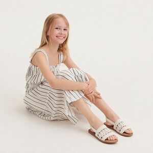 Reserved - Fonott szandál - Krém kép