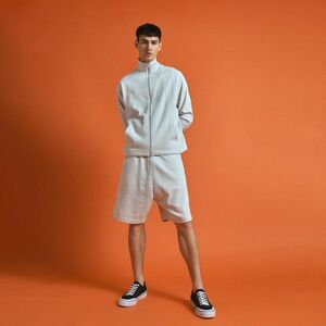 Reserved - Melegítőfelső állógallérral - Világosszürke kép