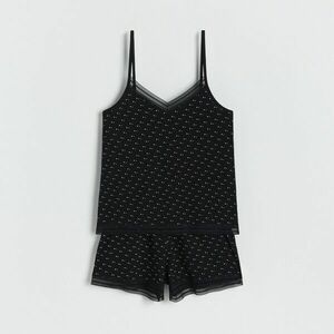 Reserved - Kétrészes pizsamaszett - Fekete kép