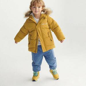 Reserved - Bokacsizma műszőrme díszítéssel - Sárga kép