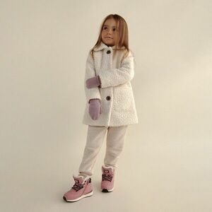 Reserved - Bélelt magas szárú csizma - Rózsaszín kép