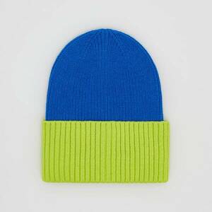 Reserved - Kétszínű, viszkózkeverék beanie sapka - Kék kép
