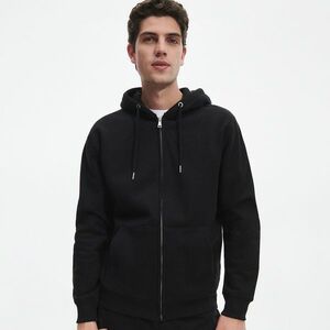 Reserved - Organikus pamut melegítőfelső - Fekete kép