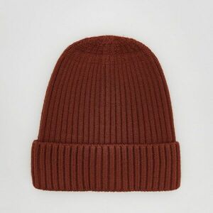 Reserved - Újrahasznosított poliészterben gazdag beanie sapka - Bordó kép