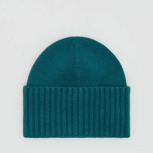 Reserved - Újrahasznosított poliészterben gazdag beanie sapka - Türkiz kép