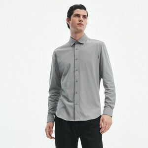 Reserved - Pamutban gazdag slim fit ing - Szürke kép