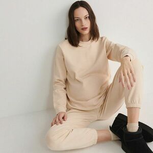 Reserved - Organikus pamutban gazdag jogger - Bézs kép