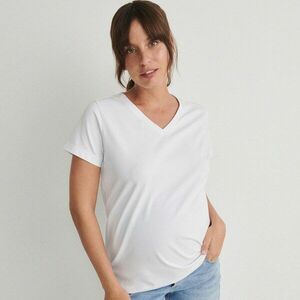Reserved - V nyakkivágású póló - Fehér kép