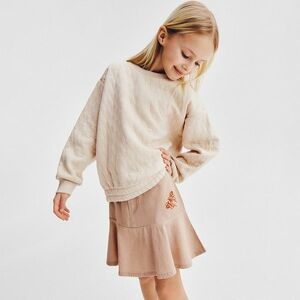 Reserved - Fodros szoknya - Bézs kép