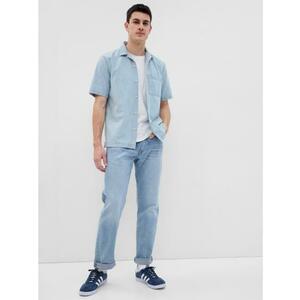 Rövid ujjú farmer ing kép