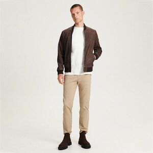 Reserved - Chino slim fit nadrág - Bézs kép