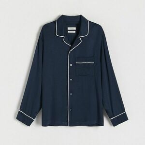 Reserved - Viszkóz pizsamaing - Tengerészkék kép