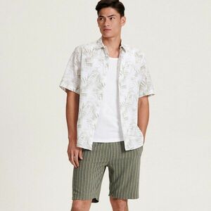 Reserved - Regular viszkózkeverék rövidnadrág - Kék kép