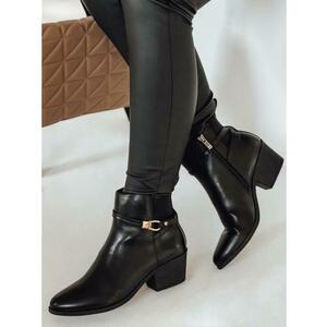 Női BLENESSON könnyű sarkú csizma fekete kép