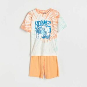 Reserved - The Smurfs pamut pizsamaszett - Kék kép