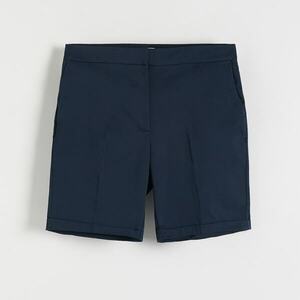 Reserved - Élére vasalt rövidnadrág - Tengerészkék kép