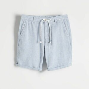 Reserved - Regular lenkeverék rövidnadrág - Kék kép