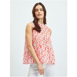 Rózsaszín női mintás blúz kép