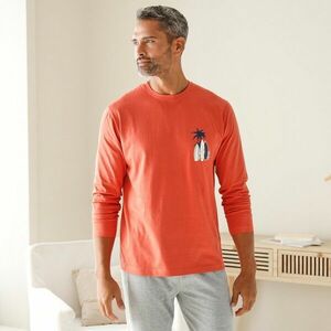 Hosszú ujjú pizsamapóló, surf motívummal kép