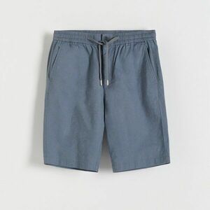 Reserved - Lenben gazdag chino rövidnadrág - Kék kép