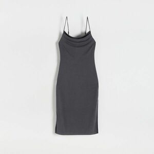 Reserved - Modálban gazdag midiruha - Szürke kép