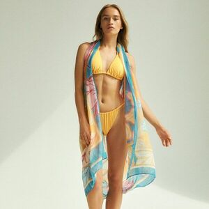 többszínű mintás kendő kép