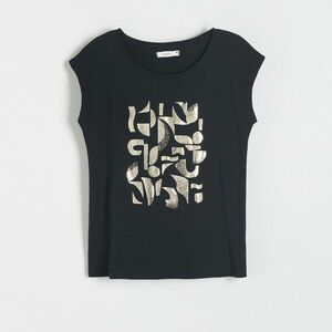 Reserved - Mintás kimonópóló - Fekete kép